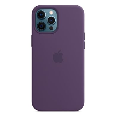 Силіконовий чохол Apple Silicone Case MagSafe Black (MHLG3) для iPhone 12 Pro Max MK043 фото