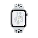 Apple Watch Nike+ Series 4 GPS + LTE 40mm Silver Aluminum Case with Pure Platinum/Black Nike Sport Band (MTX62/MTV92) 524383 фото 2
