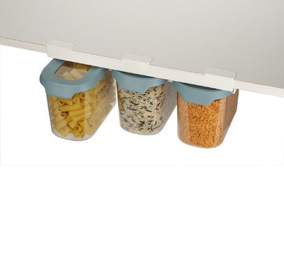 Набір із трьох контейнерів для зберігання під полицями Joseph Joseph CupboardStore 3 x 1.3 litre Food Storage Set - Dark Opal 81112 01000877 фото