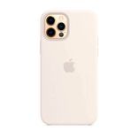 Силіконовий чохол Apple Silicone Case MagSafe White (MHLE3) для iPhone 12 Pro Max MK043 фото 1