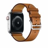 Apple Watch Hermès Stainless Steel Case with Fauve Barenia Leather Single Tour (MU9D2) 645428 фото 4