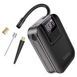 АВТОМОБІЛЬНИЙ НАСОС HOCO S53 BREEZE PORTABLE SMART AIR PUMP BLACK 6931474750136 фото 2