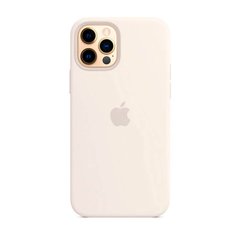 Силиконовый чехол Apple Silicone Case MagSafe White (MHLE3) для iPhone 12 Pro Max MK043 фото