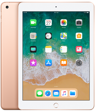 Планшет Apple iPad 9.7" 128Gb Wi-Fi Gold MRJP2 (2018) MRJP2 фото