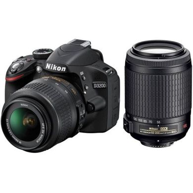 Фотоаппарат Nikon D3200 kit 18-55mm & 55-200mm VR 7947 фото