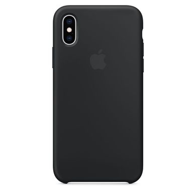 Silicone Case for iPhone XS - Black 132154 фото