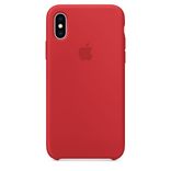 Silicone Case for iPhone XS - Red 132155 фото 1