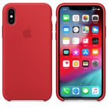 Silicone Case for iPhone XS - Red 132155 фото 2