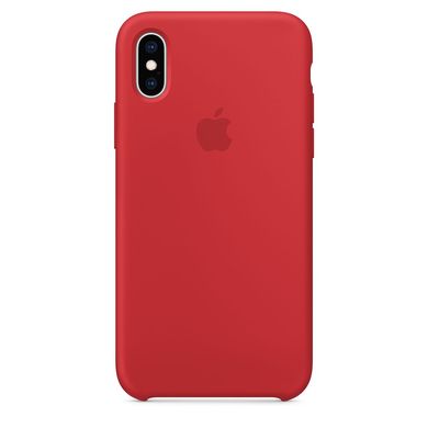 Silicone Case for iPhone XS - Red 132155 фото
