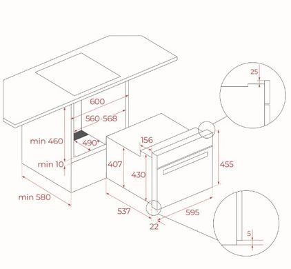 МУЛЬТИФУНКЦІОНАЛЬНА ДУХОВА ШАФА + МІКРОХВИЛЬОВА ПІЧ TEKA INFINITY G1 HLC 84 BM 111160026 111160026 фото