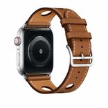 Apple Watch Hermès Stainless Steel Case with Fauve Grained Barenia Leather Single Tour Rallye (MU9D2) 524162 фото 4