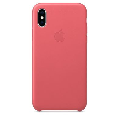 Leather Case for iPhone XS - Peony Pink 312321 фото