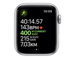 Apple Watch Series 5 44mm Silver Aluminum Case with White Sport Band MWVD2GK/A 2019544 фото 4