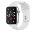 Apple Watch Series 5 44mm Silver Aluminum Case with White Sport Band MWVD2GK/A 2019544 фото 1