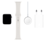 Apple Watch Series 5 44mm Silver Aluminum Case with White Sport Band MWVD2GK/A 2019544 фото 6