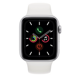 Apple Watch Series 5 44mm Silver Aluminum Case with White Sport Band MWVD2GK/A 2019544 фото 2