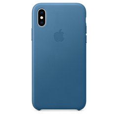 Leather Case for iPhone XS - Cape Cod Blue