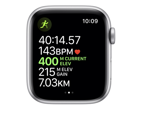 Apple Watch Series 5 44mm Silver Aluminum Case with White Sport Band MWVD2GK/A 2019544 фото