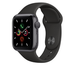 Apple Watch Series 5 44mm Space Gray Aluminum Case with Black Sport Band MWVF2GK/A 2019544 фото 1