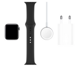 Apple Watch Series 5 44mm Space Gray Aluminum Case with Black Sport Band MWVF2GK/A 2019544 фото 6