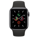 Apple Watch Series 5 44mm Space Gray Aluminum Case with Black Sport Band MWVF2GK/A 2019544 фото 2
