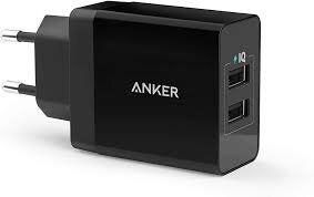 Зарядний пристрій ANKER PowerPort 2 - 24W 2xUSB PIQ + MicroUSB (Black) 6358050 фото