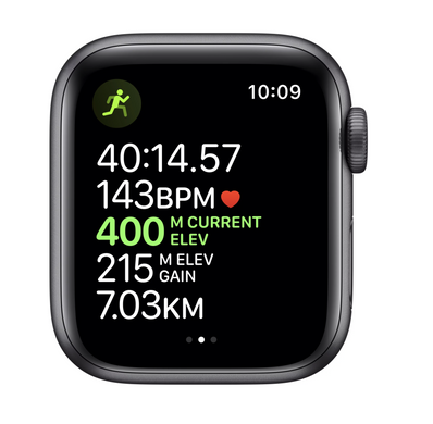 Apple Watch Series 5 44mm Space Gray Aluminum Case with Black Sport Band MWVF2GK/A 2019544 фото