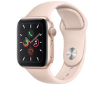 Apple Watch Series 5 40mm Gold Aluminum Case with Pink Sand Sport Band MWV72GK/A 2019540 фото 1