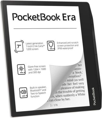 Електронна книга PocketBook 700 Era Stardust Silver (PB700-U-16-WW) PB700-U-16-WW фото