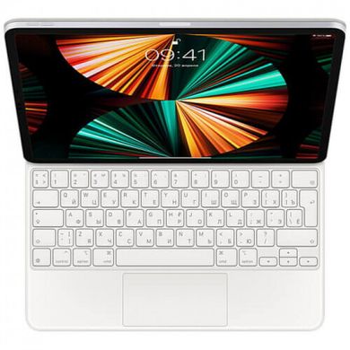 Чехол-клавиатура Apple Magic Keyboard for iPad Pro 12.9'' M1 2021/2020/2018 White (MJQL3) MJQL3 фото
