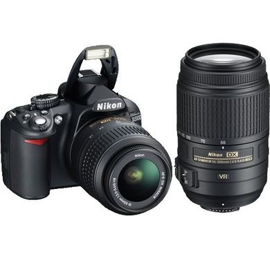 Фотоапарат Nikon D3100 kit 18-55mm & 55-300mm VR 7932 фото