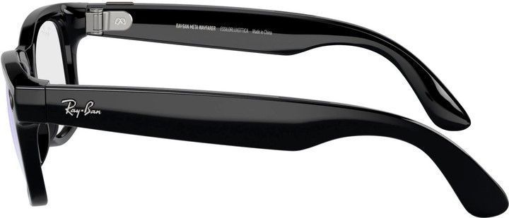 Смарт-окуляри Ray-Ban Meta Wayfarer Shiny Black Frame Clear Lenses (RW4006 601/SB 50-22) RW4006 601/SB 50-22 фото
