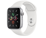 Apple Watch Series 5 40mm Silver Aluminum Case with White Sport Band MWV62GK/A 2019540 фото 1