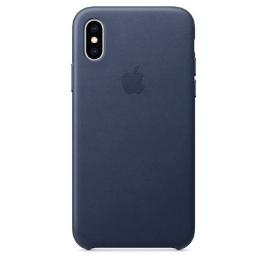 Leather Case for iPhone XS - Midnight Blue 312325 фото