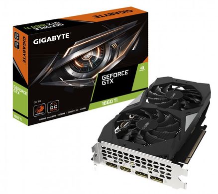 Видеокарта GIGABYTE GeForce GTX 1660 Ti OC 6G (GV-N166TOC-6GD) GV-N166TOC-6GD фото