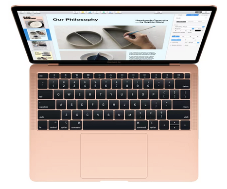 Apple MacBook Air 13" 128Gb Gold MREE2 (2018) 123511 фото