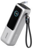 зовн. акум. ANKER - 25000 mAh 165W PD Built-In Double USB-C Cables (Сріблястий) A1695H41 фото 1