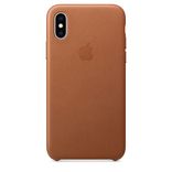 Leather Case for iPhone XS - Saddle Brown 312326 фото 1