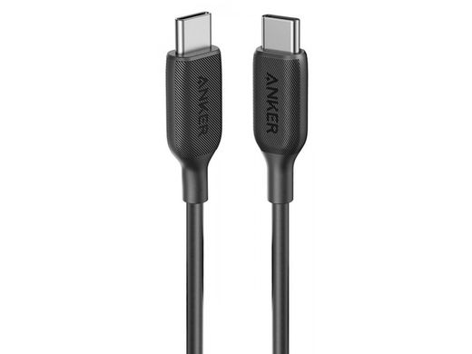 Кабель ANKER Powerline III USB-C to USB-C 2.0 - 0.9m (Чорний) 6579727 фото