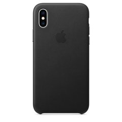 Leather Case for iPhone XS - Black