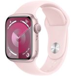 Смарт-годинник APPLE Watch S9 GPS 45mm Pink Alum Case with Light Pink Sp/b - S/M (MR9G3QP/A) MR9G3QP/A фото 1