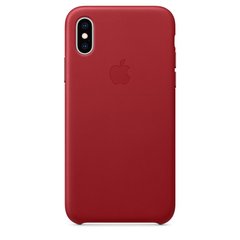 Leather Case for iPhone XS - Red