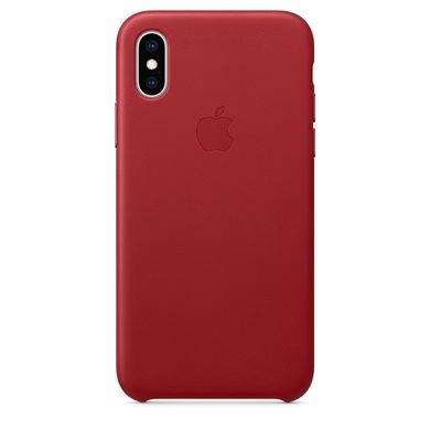 Leather Case for iPhone XS - Red 312328 фото