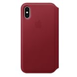 Leather Folio for iPhone XS - (PRODUCT) Red 897655 фото 1