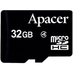 Карта памяти APACER microSDHC 32Gb Class 4