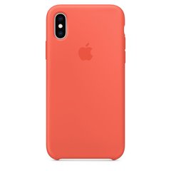 Silicone Case for iPhone XS - Nectarine