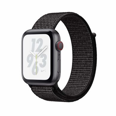 Apple Watch Nike+ Series 4 GPS + LTE 40mm Space Gray Aluminum Case with Black Nike Sport Loop (MTXH2/MTX82) 625384 фото