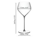 Набір з 2-х келихів для білого вина Chardonnay (Шардоне), об'єм: 670 мл, висота: 247 мм, кришталь, серія Veloce, 6330/97, Riedel 6330/97 фото 3