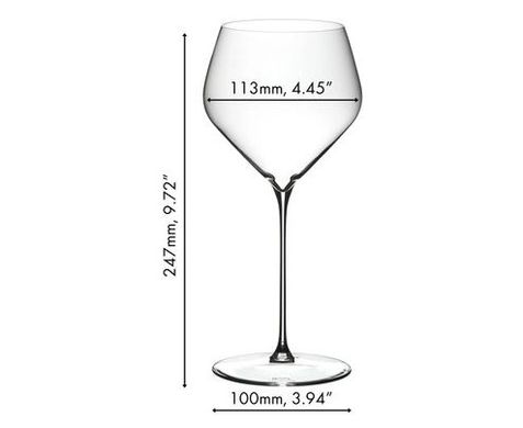 Набор из 2-х бокалов для белого вина Chardonnay (Шардоне), объем: 670 мл, высота: 247 мм, хрусталь, серия Veloce, 6330/97, Riedel 6330/97 фото