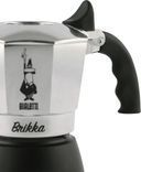 Гейзерна кавоварка Bialetti Brikka на 4 чашки 150 мл Срібляста (0007328) 0007328 фото 3
